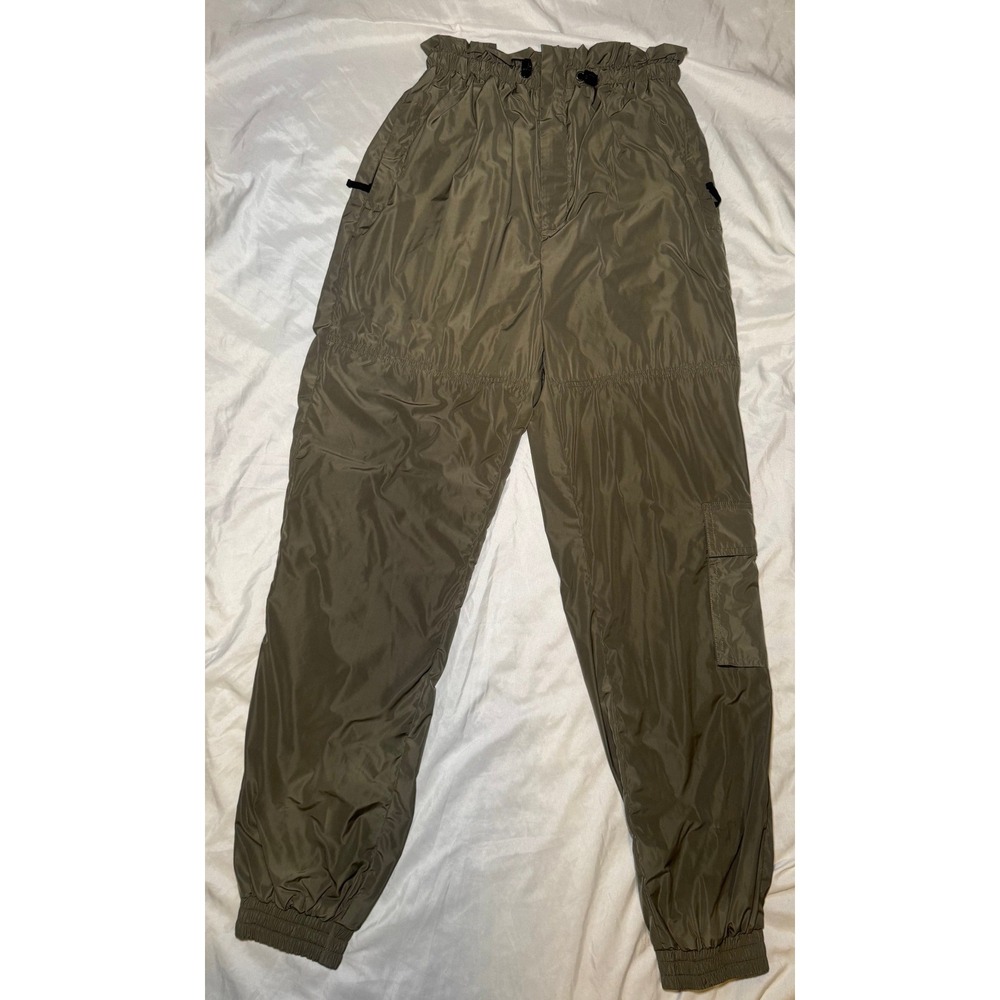 Jonathan Simkhai Utility Jogger Pants Women XS Olive Green Baggy Streetwear